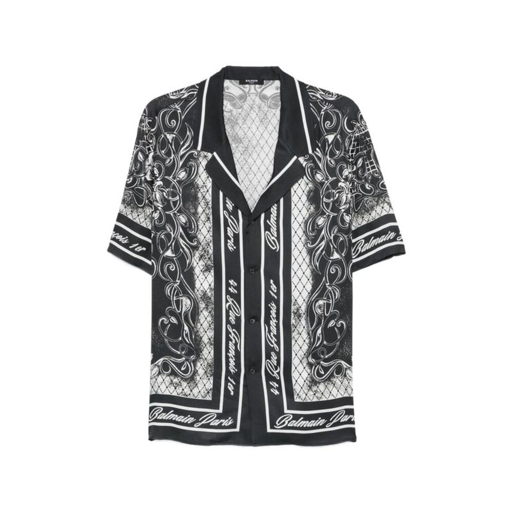 Balmain Black Shirts Men